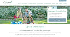 Desktop Screenshot of ozicare.com.au